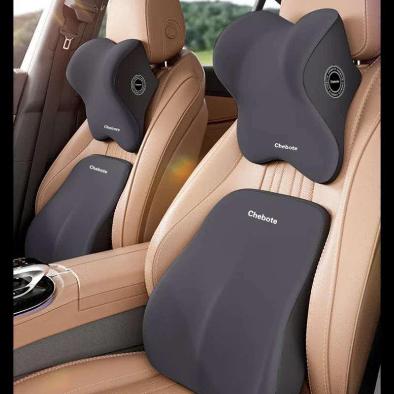 Auto Lenden Zurück Unterstützung Kopfstütze Nacken Kissen Memory Foam Lenden Kissen Weiche Neck Kissen Auto