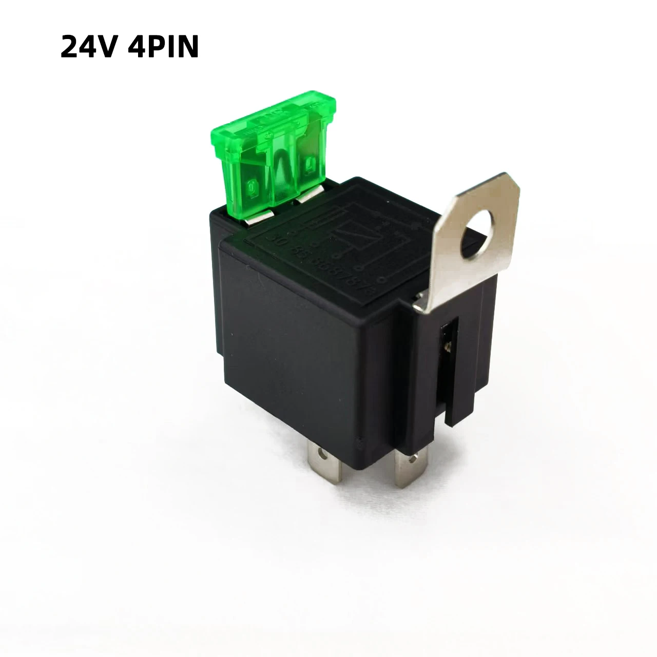 Auto-Relais mit Sicherung 12V/24V, 30A Sicherung, 4-PIN/5-PIN, Kupferfuß, Silberkontakt, für die Modifizierung