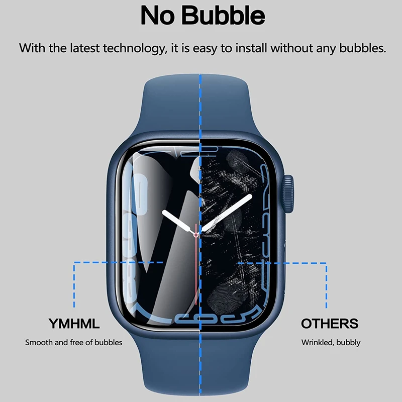 Schutzfolie für Apple Watch 44 mm, 45 mm, 40 mm, 41 mm, 49 mm, 42 mm – Bild 4