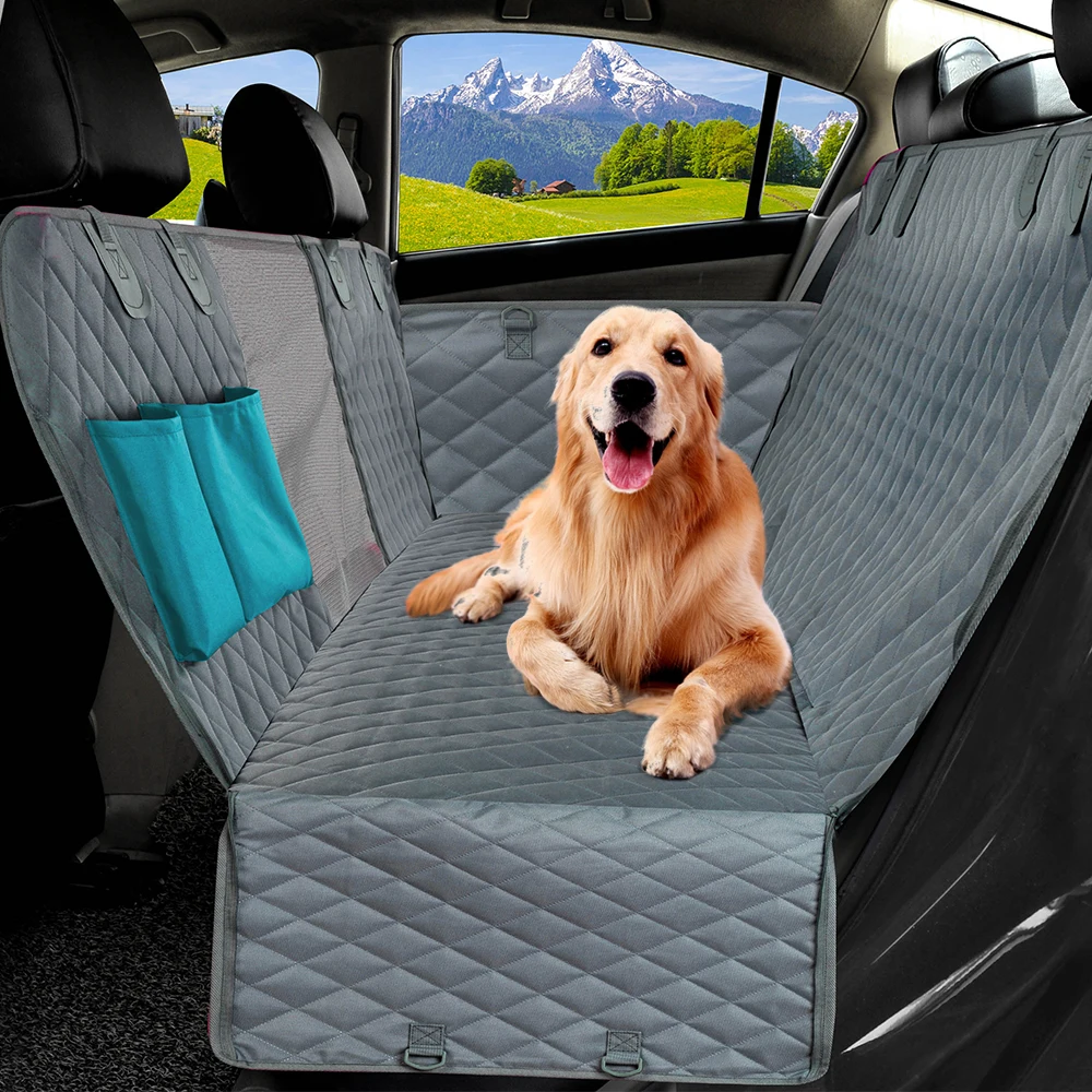 Hundeträger, wasserdicht, hinten und hinten, für Hunde, Autositzbezug – Bild 2