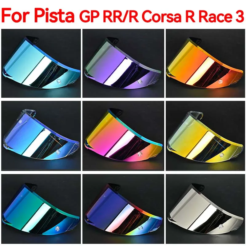 Motorradhelm-Visier für AGV PISTA GPR GPRR CORSA R RACE 3, Helmschild, UV-Schutz, Windschutzscheibe, Casco