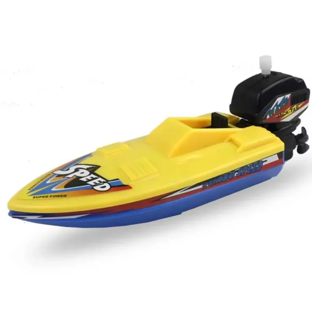 Aufziehbares Schnellboot-Spielzeug, Schwimmendes Schiff, Klassisches – Bild 2