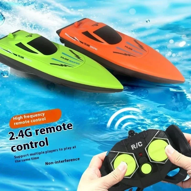 Kinder-Ferngesteuertes Boot, Wasserdicht & Ultra-Schnell, Leichtes – Bild 2