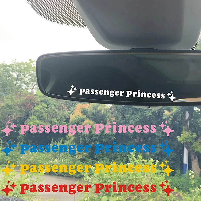Spiegel-Dekorationsaufkleber, Passagier-Prinzessin-Stern-Spi (2 Stück) – Bild 2