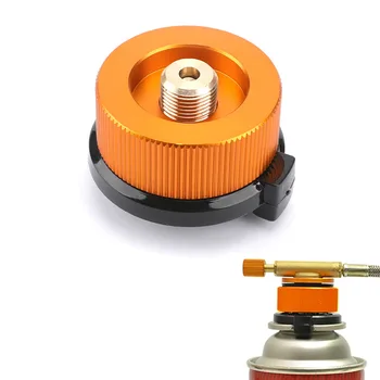 Outdoor Camping Herd Brenner Adapter Split Typ Ofen Konverter Stecker Gas Patrone Tank Zylinder Adapter Camp
