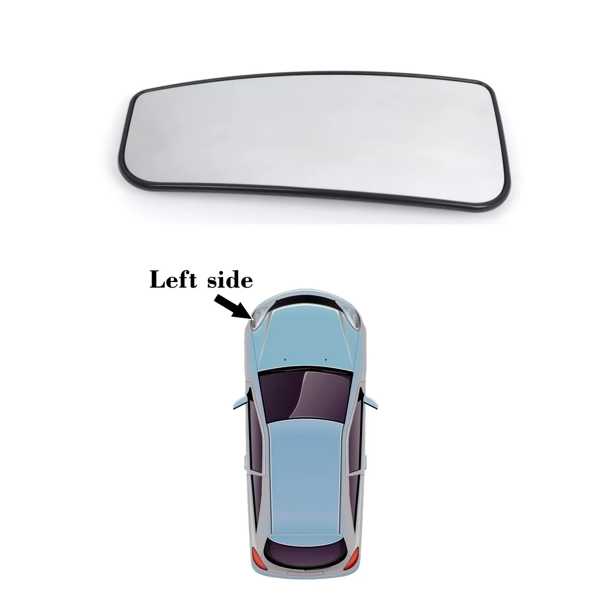 Beheizter Spiegelglas-Ersatz für die linke/rechte Seite für Ford F150 2015-2020 Super Duty F250 / F350 / F450