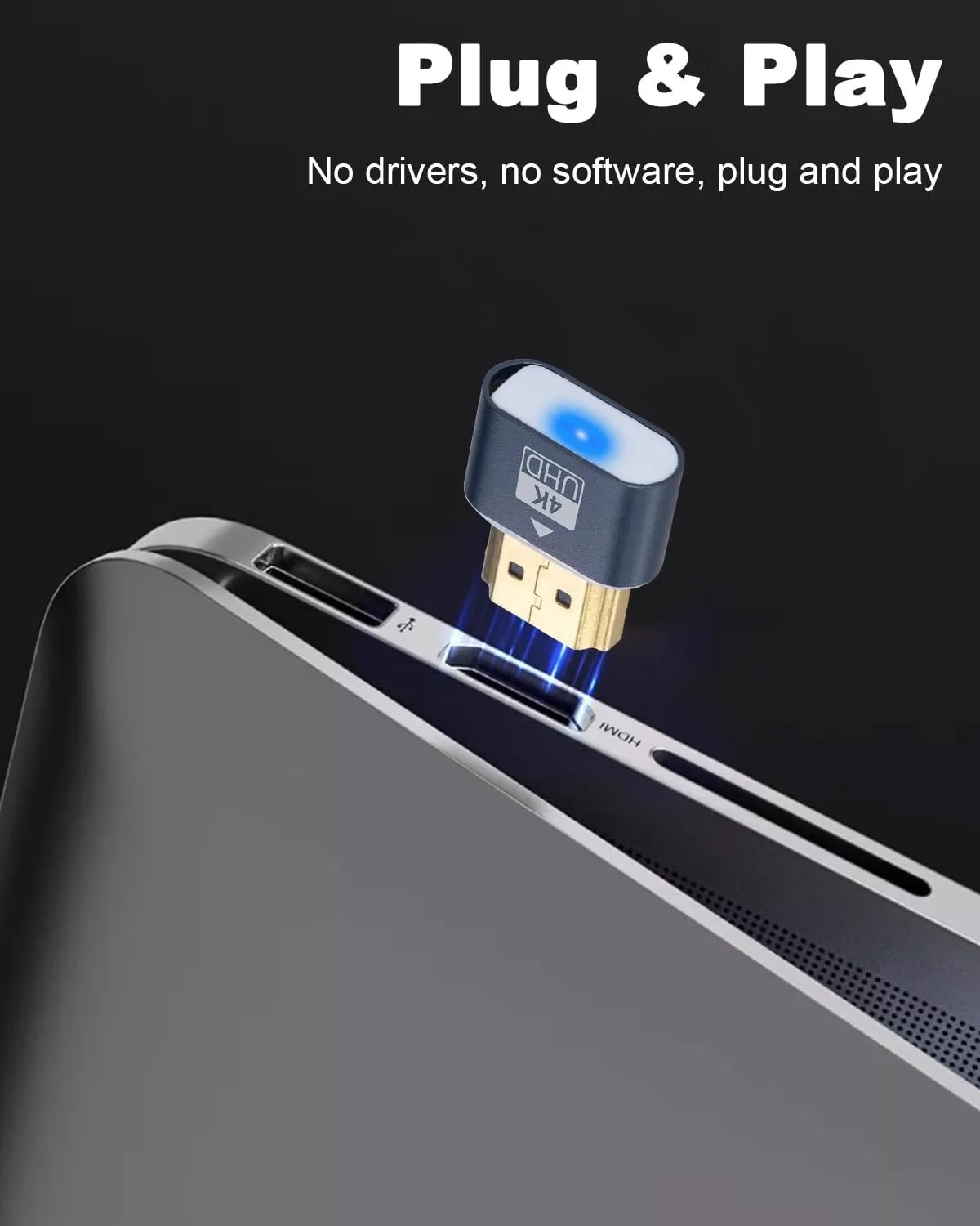 HDMI-kompatibel Dummy Stecker EDID Display Emulator (2 Stück) – Bild 3