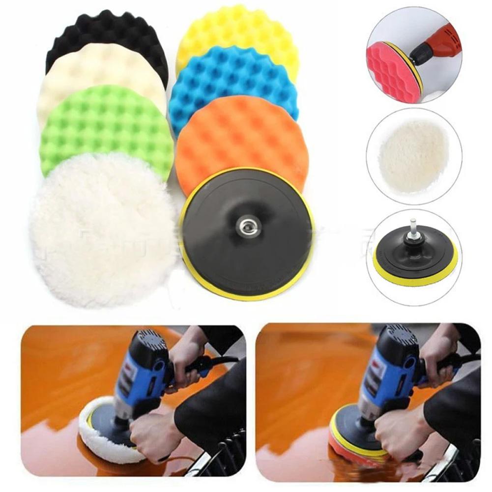 5 Zoll Auto Polierscheibe Set 125 mm Schwamm Polieren Wachsen Schwamm – Bild 2