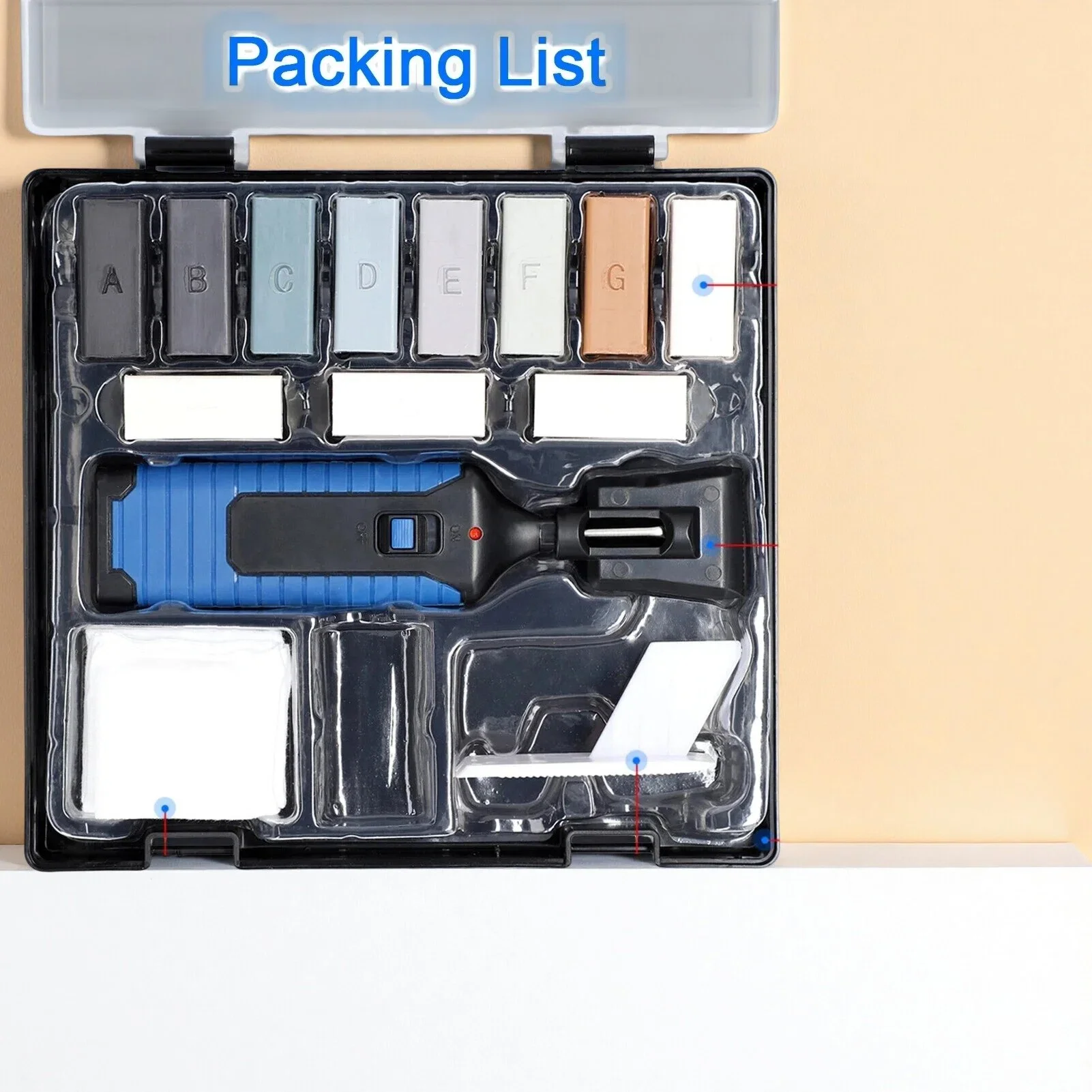 Keramikfliesen-Reparaturset / Bodenreparatur-Set DIY-Reparaturwerkzeug – Bild 5