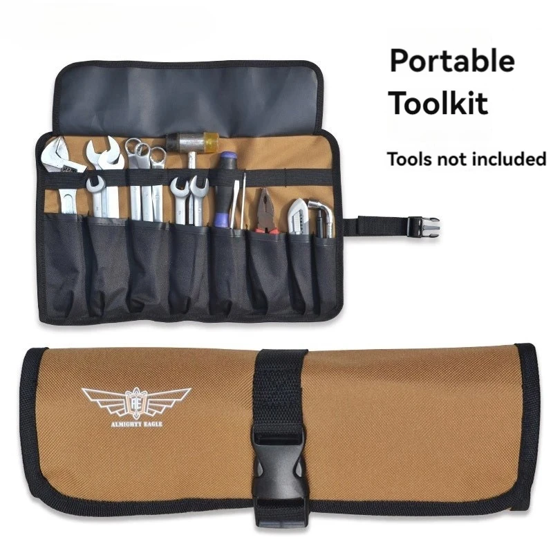 Oxford Tuch Rolle Tragbare Tasche Schlüssel Werkzeug Faltbare Schraubenschlüssel Hammer Camping Tasche