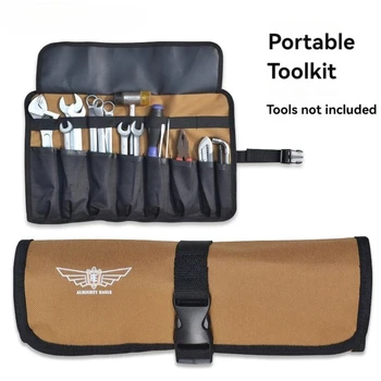 Oxford Tuch Rolle Tragbare Tasche Schlüssel Werkzeug Faltbare Schraubenschlüssel Hammer Camping Tasche