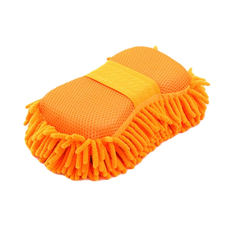 Auto-Wasch-Mikrofaser-Chenille-Schwamm, Pflegebürste, Waschpad – Bild 5