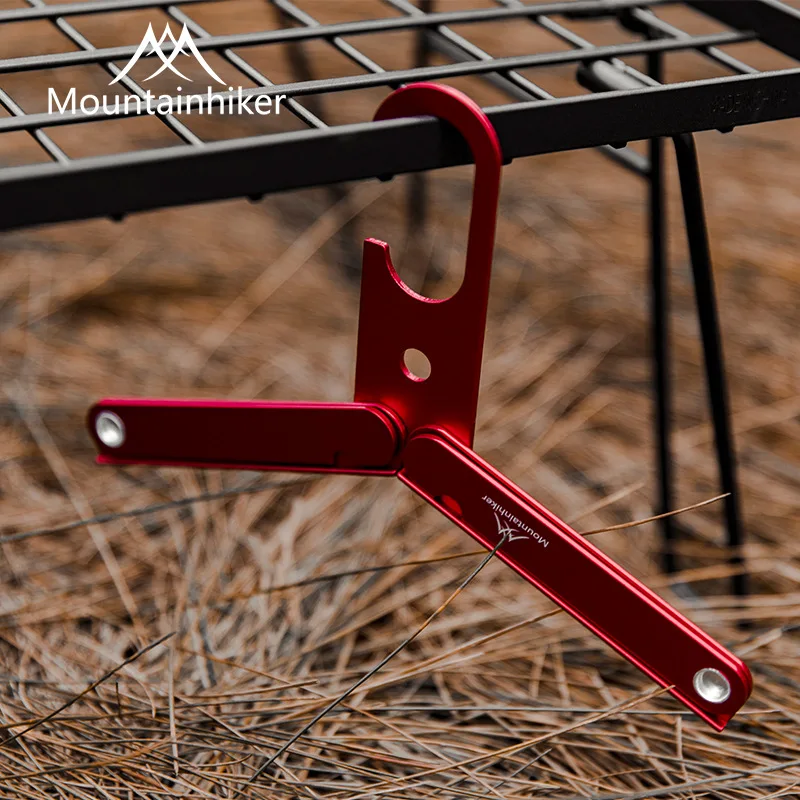 Mountainhiker Klappbarer Kleiderbügel aus Aluminiumlegierung für den Haushalt, Outdoor, Camping, tragbarer