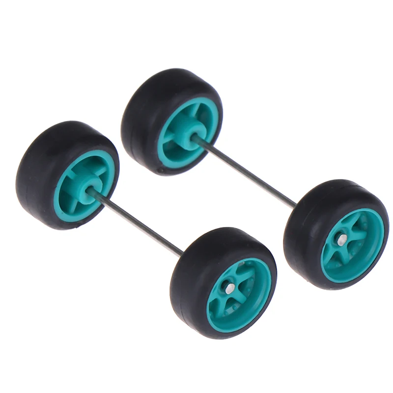 6PCS 1:64 Räder Für Hotwheels Mit Gummi Reifen Modell Auto Geändert – Bild 4