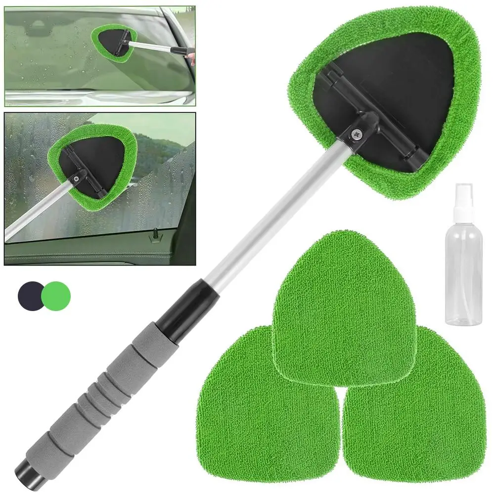 Teleskop Auto Fenster Windschutzscheibe Reinigung Pinsel Set Mikrofaser Fenster Glas Reiniger Auto Fenster