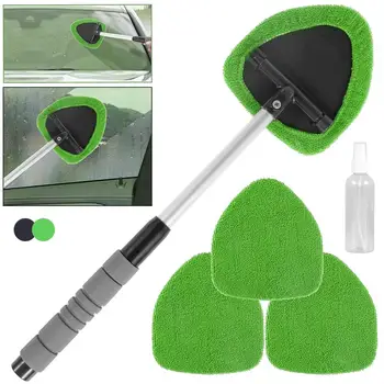 Teleskop Auto Fenster Windschutzscheibe Reinigung Pinsel Set Mikrofaser Fenster Glas Reiniger Auto Fenster