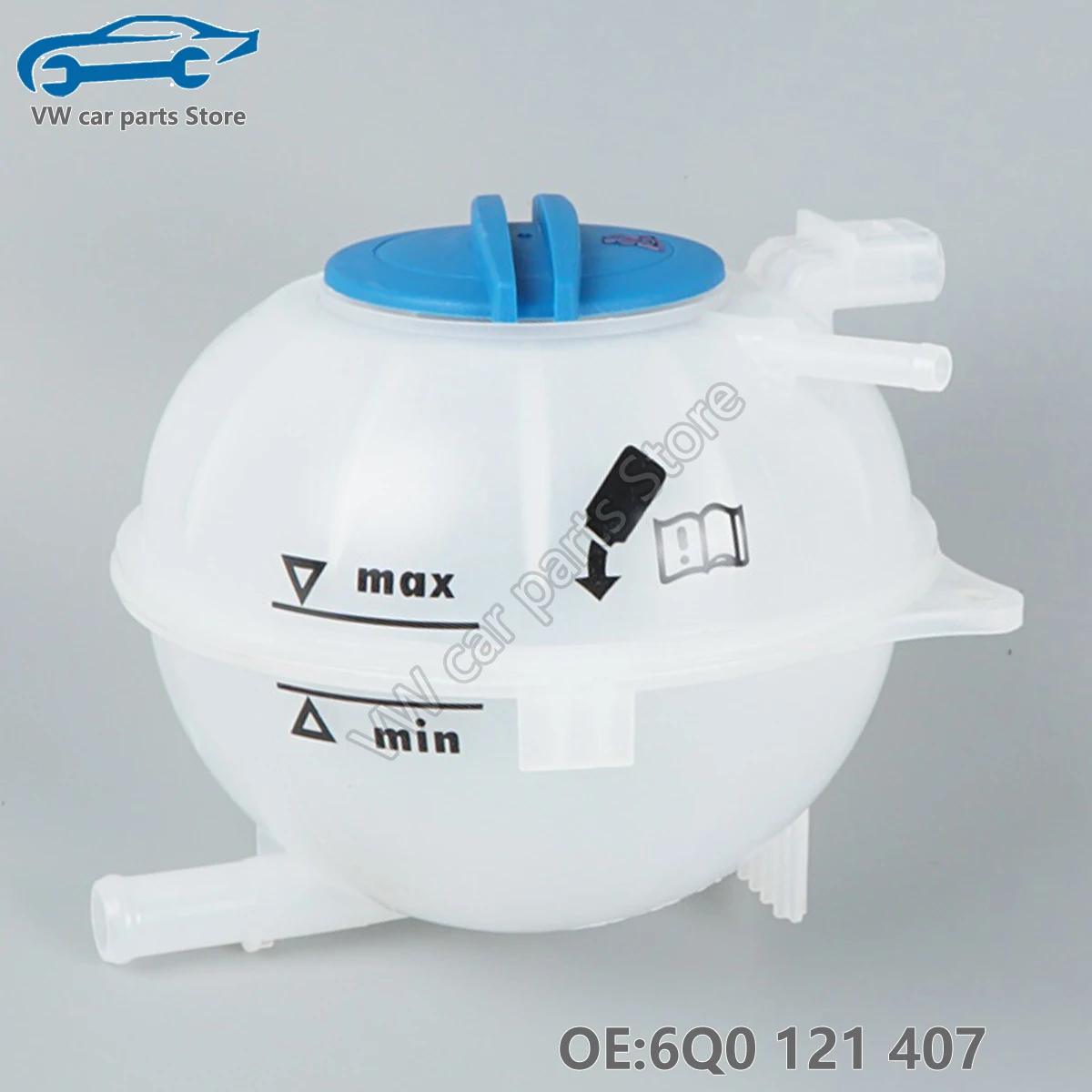 6Q 0121407 Auto Kühler Kühlmittel Überlauf Reservoir Expansion Recovery Tank für Audi A1 Seat Ibiza Skoda