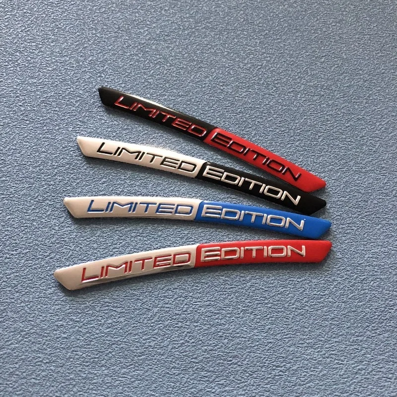 Aluminium Legierung Limited Edition Logo Auto Hub Aufkleber (4 Stück) – Bild 4