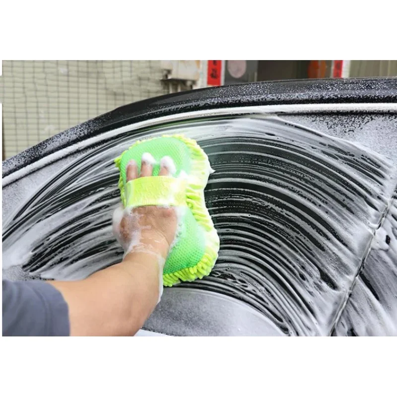 Mikrofaser Auto Waschmaschine Schwamm Reinigung Auto Pflege – Bild 4