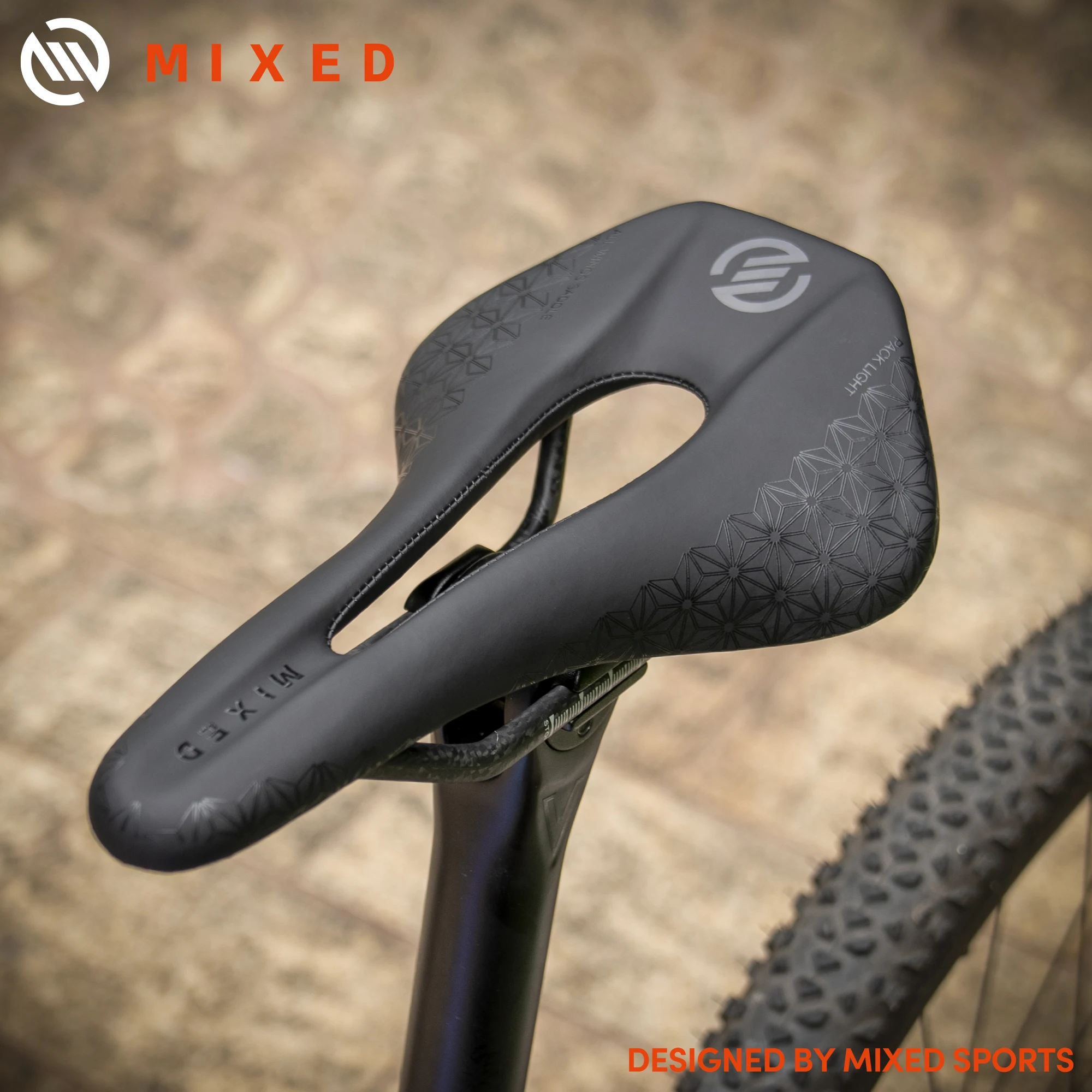 MIXED Full Carbon Fiber 5D Ultra Pack Leichter Fahrradsattel 143 mm – Bild 3