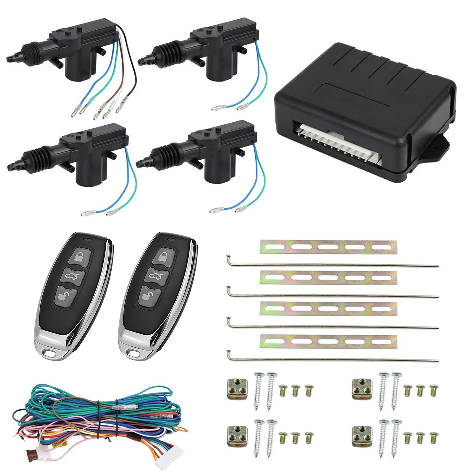 12 V Universal Zentralverriegelung Auto Fernbedienung Verriegelungssystem Auto Keyless Entry Kit Kofferraum