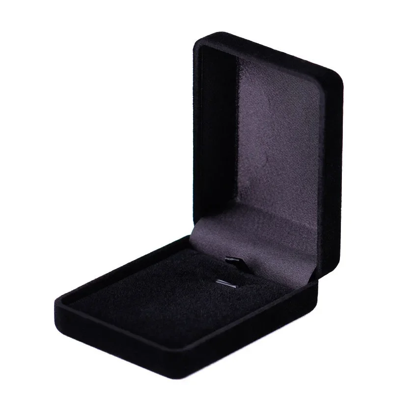 Samt Halskette Box Anhänger Box Schmuck Organizer Geschenk Verpackung – Bild 5