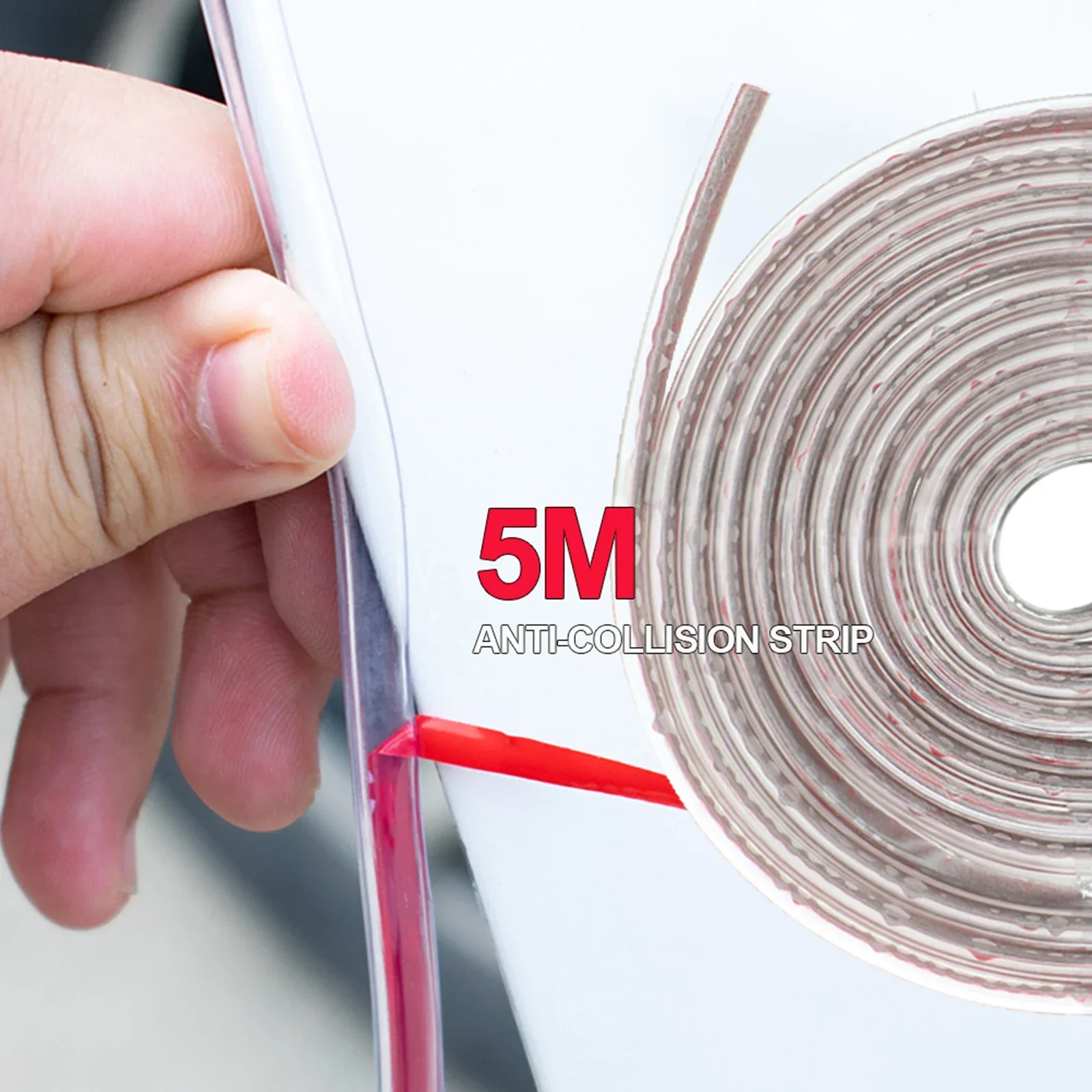5 Meter Autotürschutz U-Form Universelle Autotürkantenschutzleiste Gummi-Dichtungsstreifen Kratzschutz