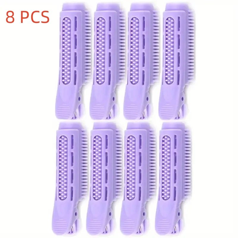 Haarwurzel flauschige Clip Pony Curling Clip Styling Clip Haar Bar nahtlose Haar Styling flauschige (8 Stück)