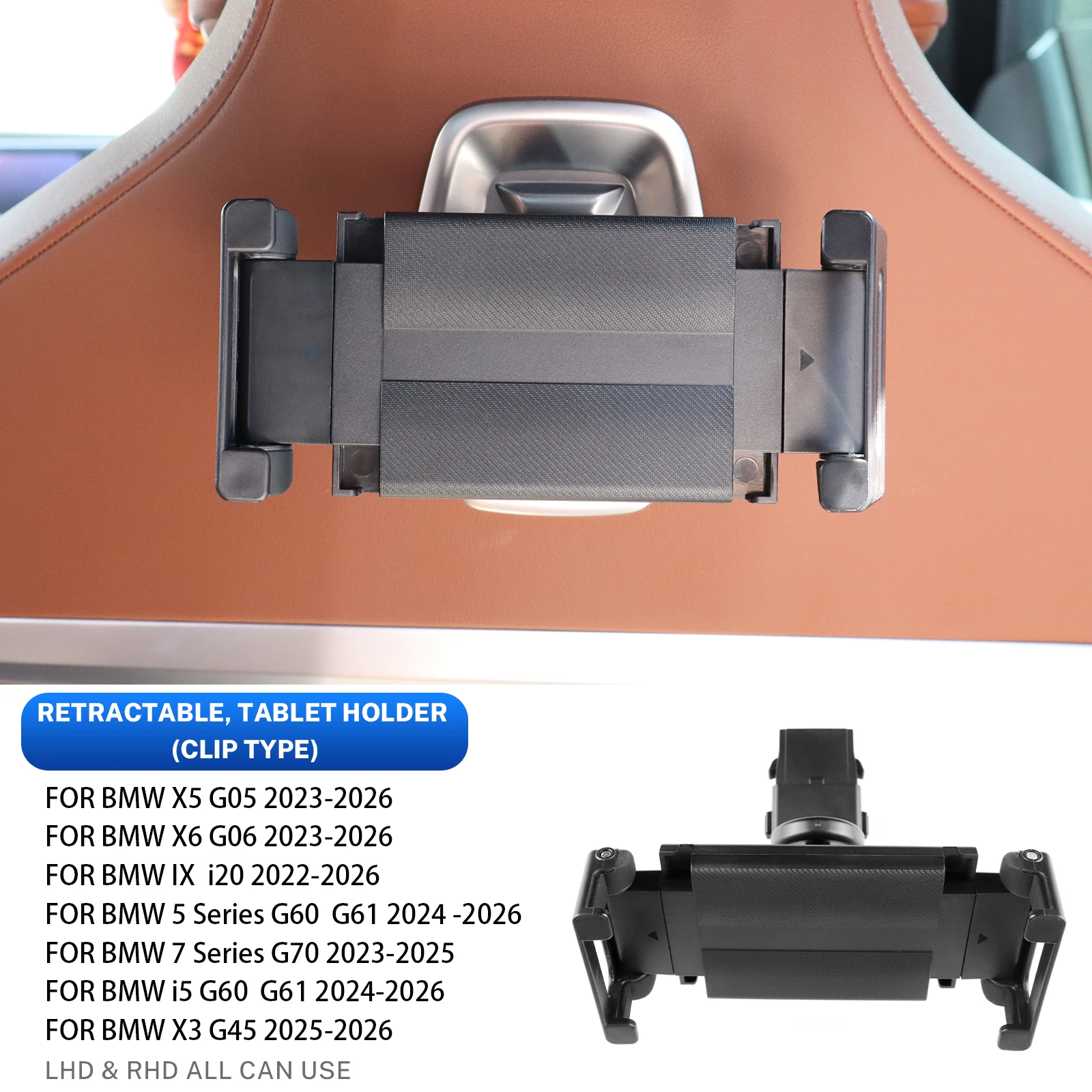 BMW IX i5 G60 G05 G06 G61X3 X5 X6 5 Serie 7 Serie 2025 G45 Auto Hinten Sitz Multimedia spezielle Unterstützung