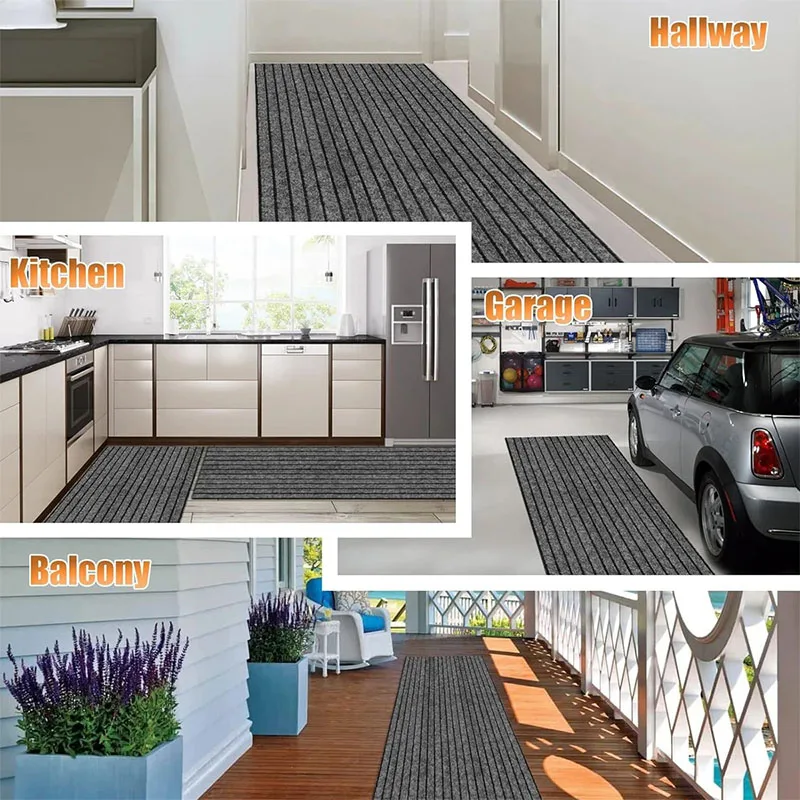 40 cm x 3 m DIY Einfarbig Gestreiften Küche Tür Matte Boden Matte Raum – Bild 6