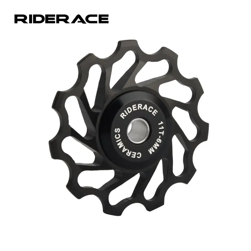 Rider ace fahrrad keramik heckdere pulley rad al7075 11t führungs lager jockey rolle für rennrad 4mm 5mm 6mm