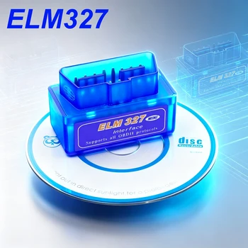 ELM327 Mini V2.1 Bluetooth-Fehlerdiagnosegerät für Autos, Bluetooth-Detektor, OBD2-Diagnosetool für Autos
