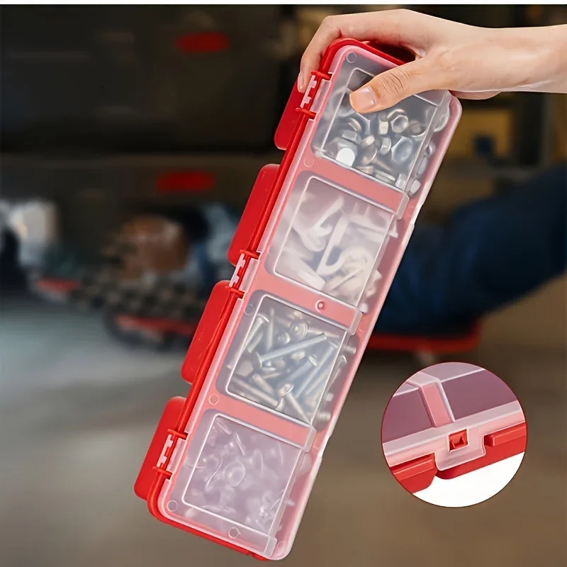 Organizer-Box mit mehreren Fächern für Schrauben (2 Stück) – Bild 2
