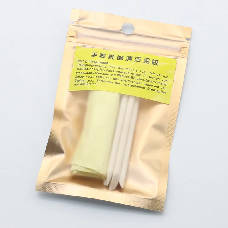 Uhr Zifferblatt Bewegung Reinigung Plastilin Uhr Reparatur Gummi Schlamm Gips Entfernung Staub Schutt Öl