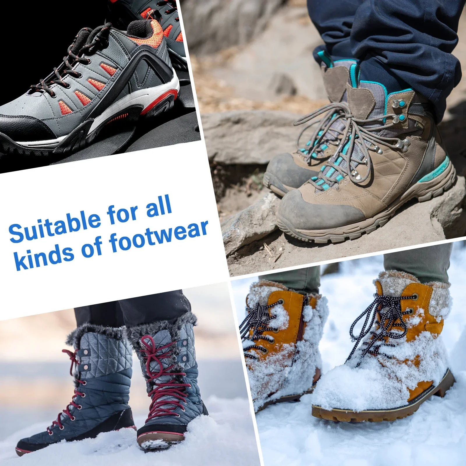 Winter Outdoor Wandern Klettern Schnee Spikes Steigeisen Stollen Kette – Bild 5