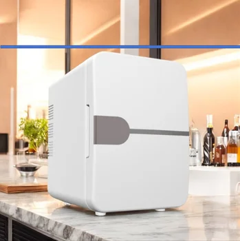 220V USB Dual-Use Mini-Kühlschrank, tragbarer Auto- und Haushaltskühler/-wärmer für Getränke