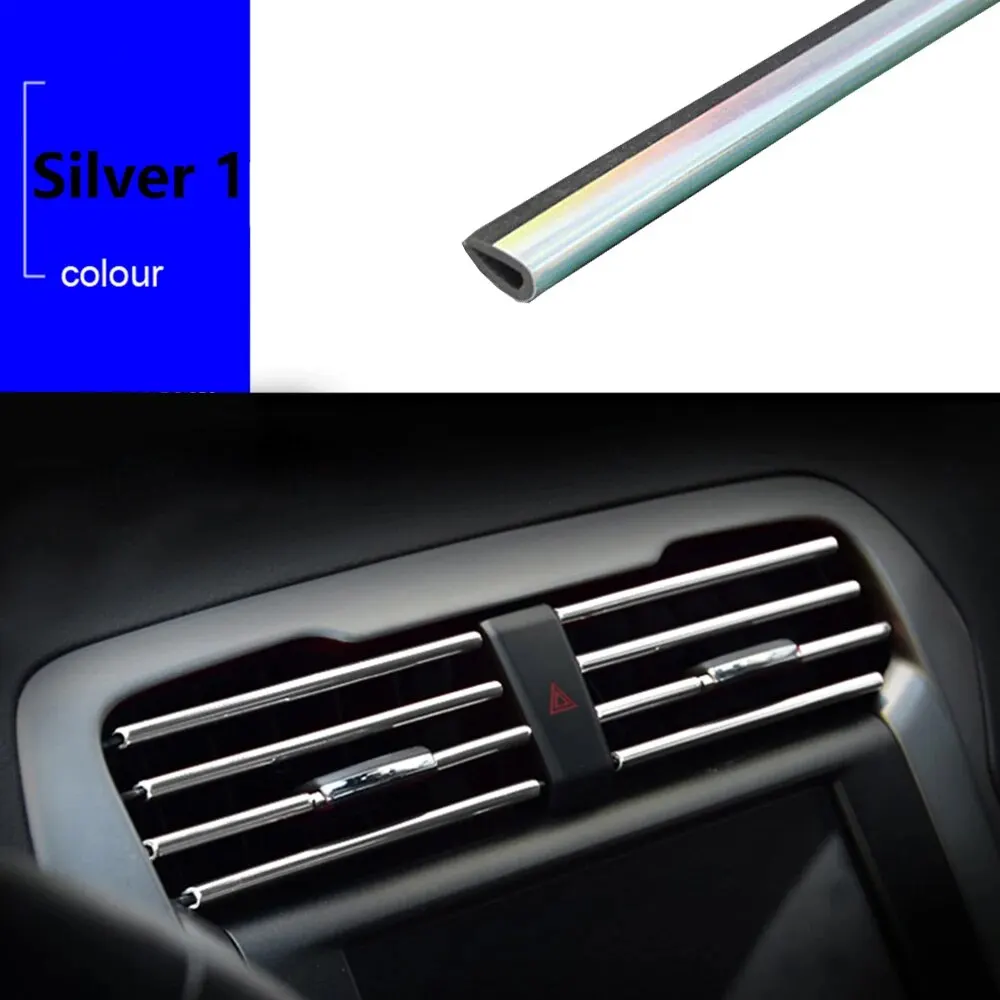 20cm Auto Klimaanlage Outlet Dekorative U Form Moulding Trim Dekor Streifen Auto Styling Auto Tür (10 Stück)