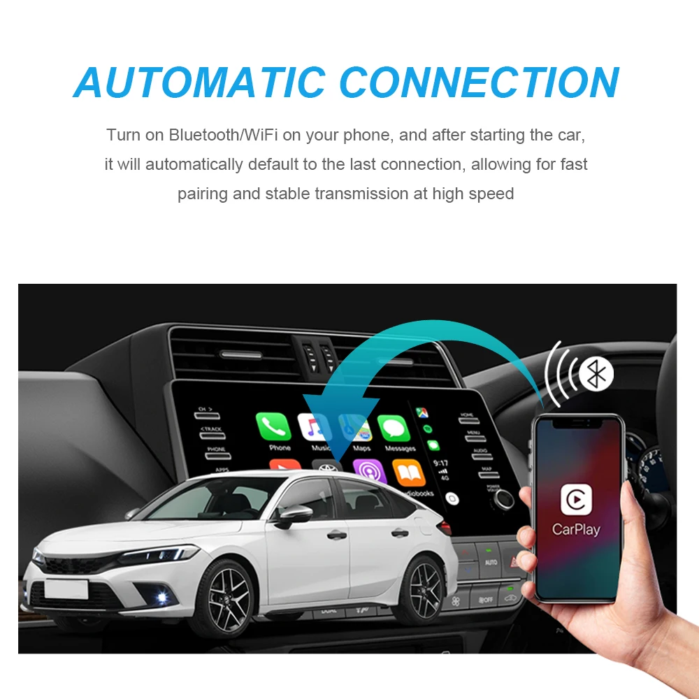 XUDA 2025 Neue Drahtlose Carplay und Android Auto 2 in 1 smart Mini – Bild 6