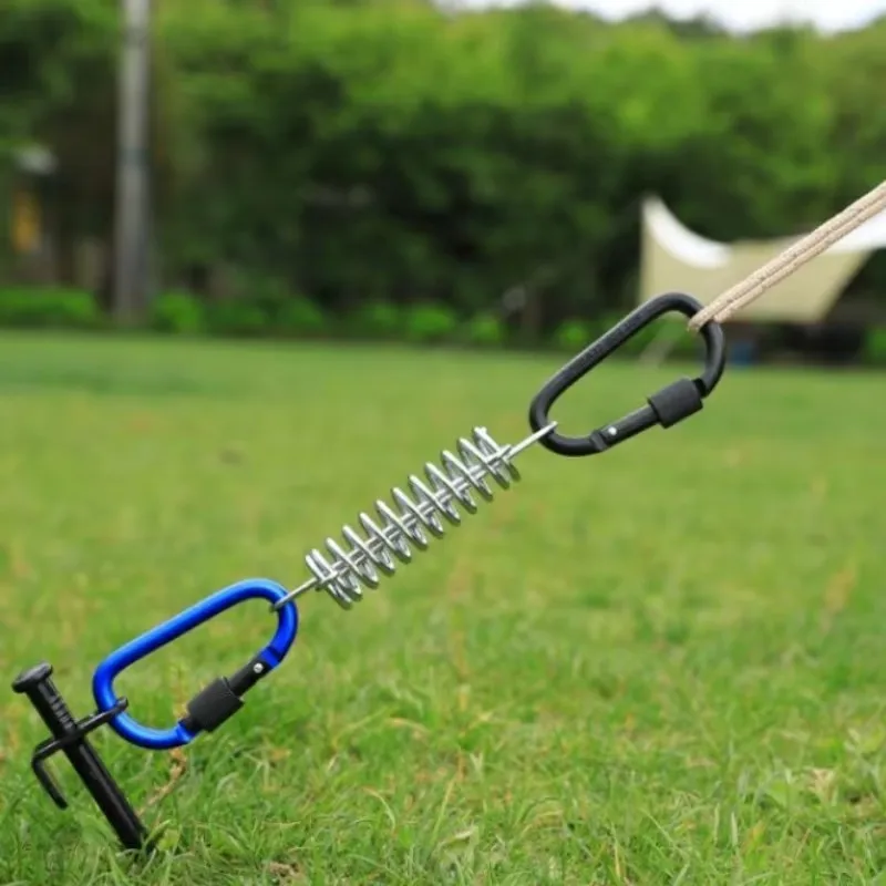 Karabinerhaken mit Schraubtor, 4 Stück Karabiner, Wanderklammern – Bild 3