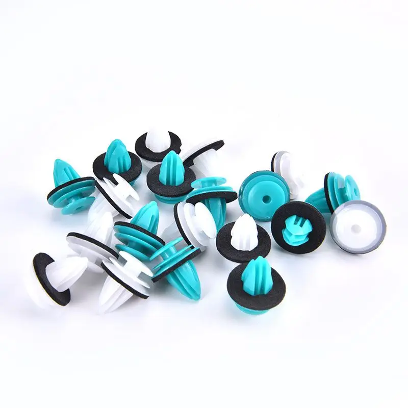 Universal Auto Fastener Clips Halte Tür Panel Clips Stoßstange Clips Innen Kotflügel Schraube Niet (50 Stück)