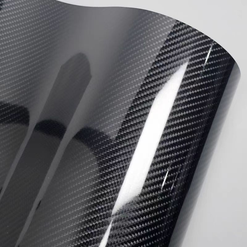 Hochglanz 6D 5D Kohlefaser Schwarz Auto Folierung Wrap Vinyl Car Wrapping Folie Automotive Vinyl für Motorrad