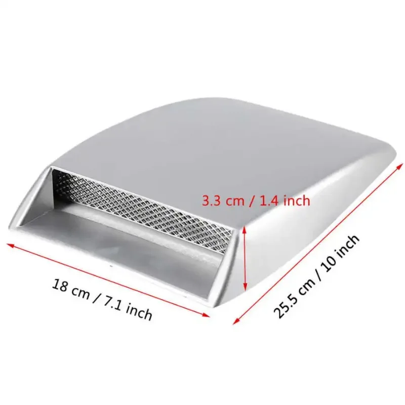 Universal Auto Dekorative Air Flow Intake Scoop ABS Grille Mesh – Bild 5