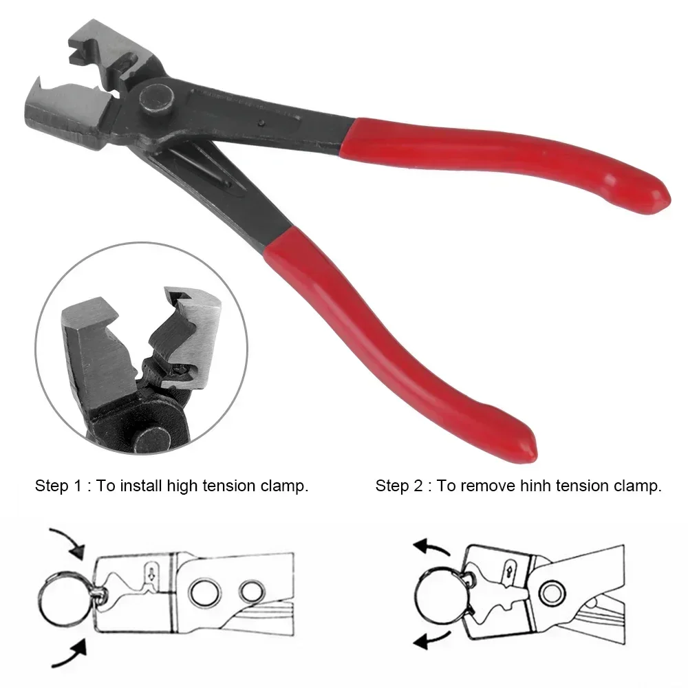 Auto Öl Schlauch Crimpen Zange Reparatur Werkzeuge Sattel Schraubstock Rohr Klemme Kragen Clip Auto Reparatur