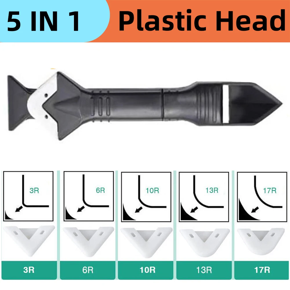 Silikon-Schaber-Dichtstoff, glattes Entferner-Werkzeug-Set, 9-in-1, Bodenabdichtung, Finisher