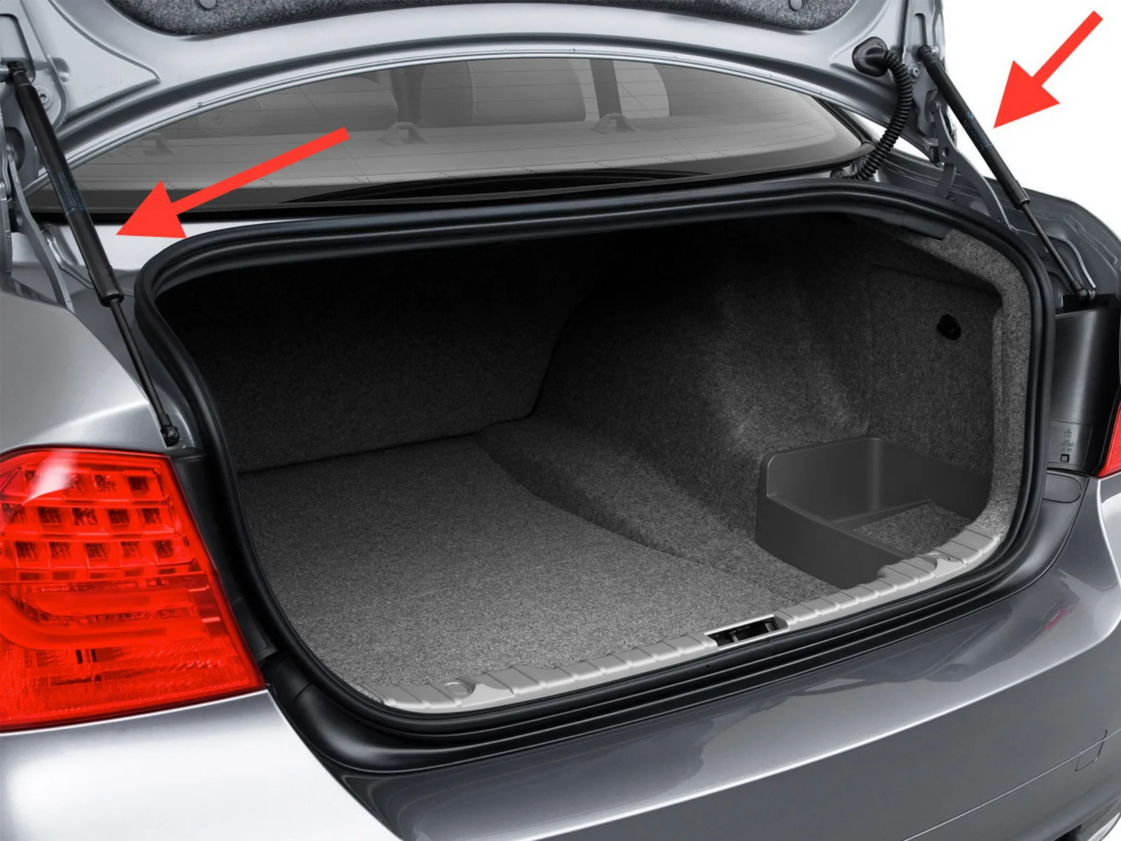 2x BMW 3er E90 Limousine 2005-2011 Gasdruckfedern für hintere obere – Bild 6