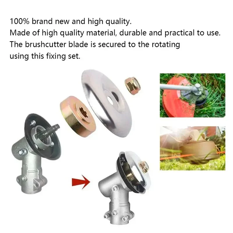 Rasenmäher Gras Trimmer Kopf Adapter Mutter Befestigung Kit Rasenmäher – Bild 3