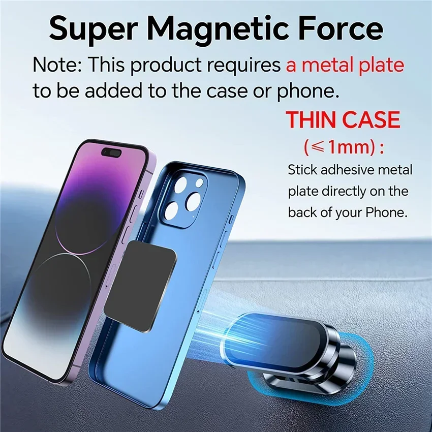 Magnetische Autotelefonhalterung für iPhone 15 14 13 12 11 Samsung – Bild 3