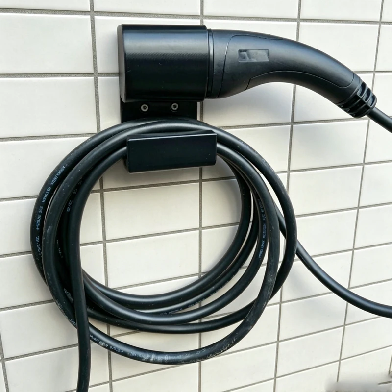 Typ 2 EV-Ladegerät Wandhalterung 90 Grad für Tesla für Kia RH Elektroauto-Ladezubehör