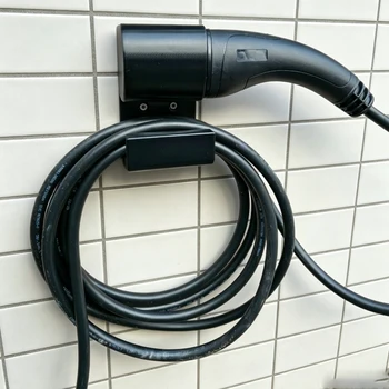 Typ 2 EV-Ladegerät Wandhalterung 90 Grad für Tesla für Kia RH Elektroauto-Ladezubehör