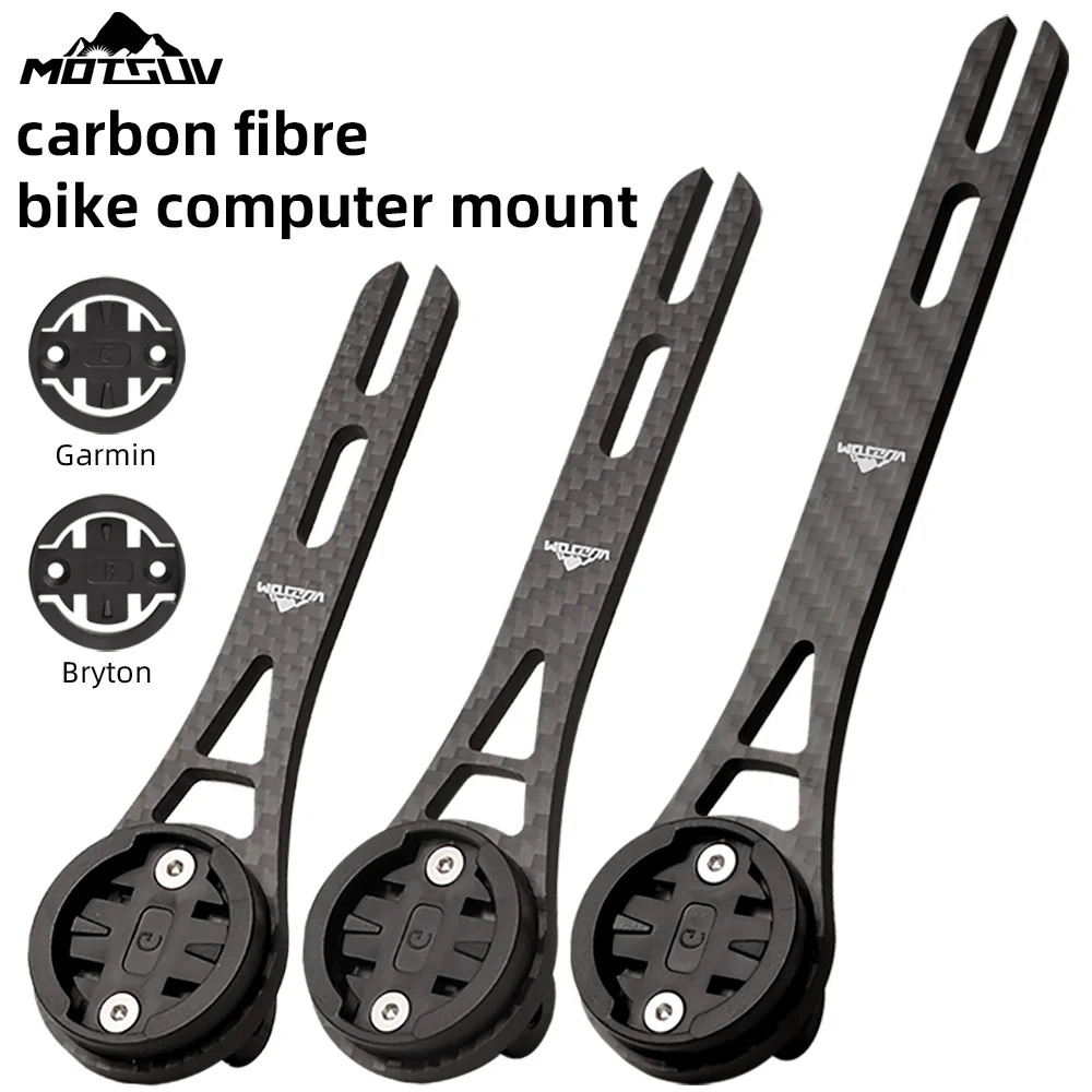 Motsuv Kohle faser Tacho halter integrierte Lenker halterung für Wahoo/Bryton/Garmin Tacho halterung Fahrrad
